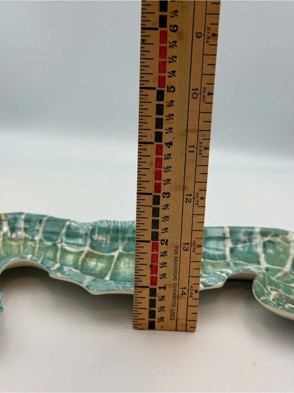 Pier 1 Imports Spikey Seahorse Serving Tray Melamine Platter Coastal Decor 13”
